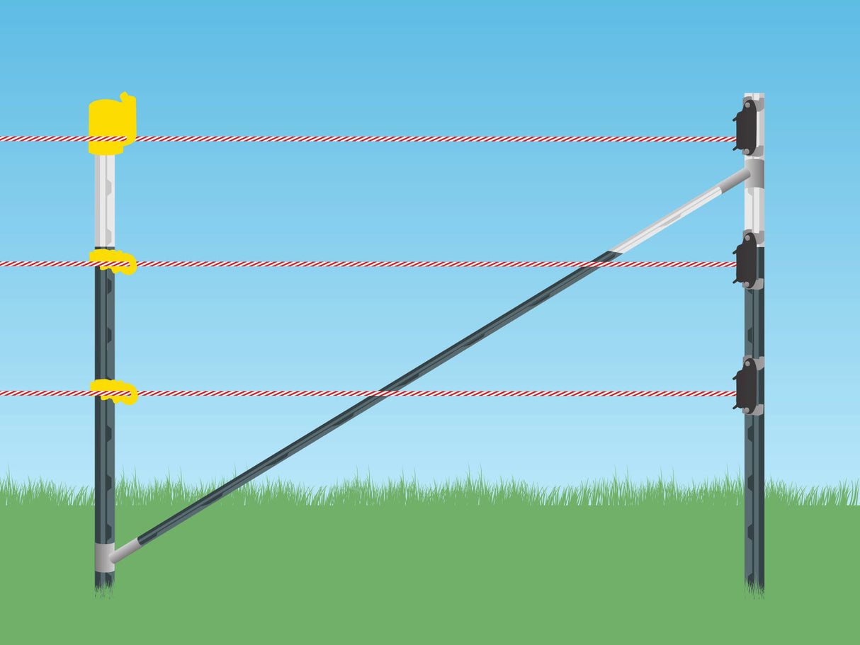 AKO Zaunanfangs-Set T-Post 441178