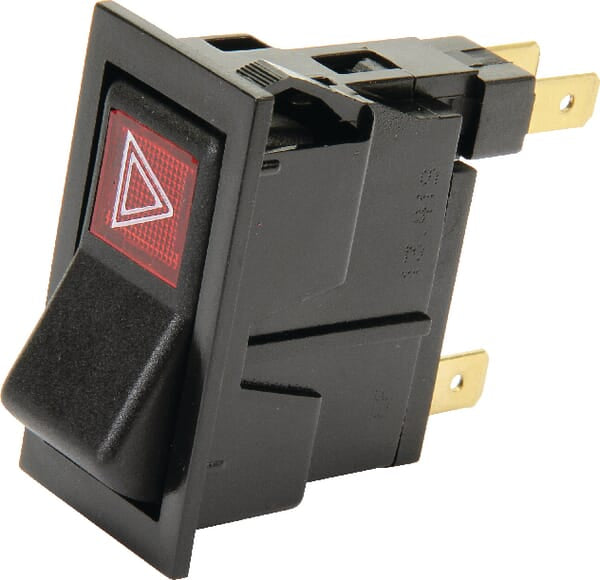 Hazard warning light switch