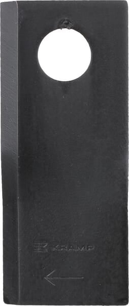 KRAMP Mähmesser rechts 112x48x4 mm, Bohrung Ø 19 mm, geeignet für Fella / Krone, 25er-Packung - 25 Stück 134308KR