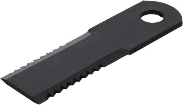 KRAMP Strohhäckselmesser, 175x50x4,5 mm, gezahnt, Ø 20 mm 134810N