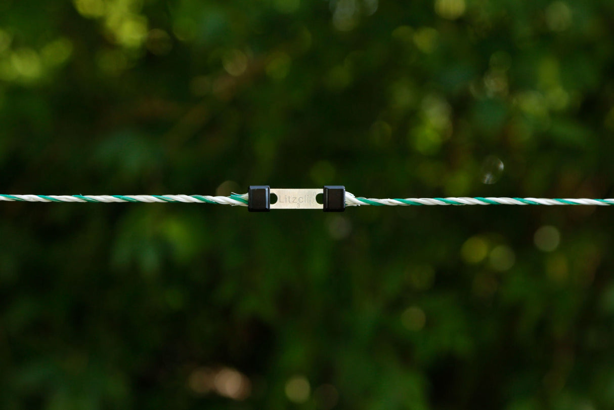 Kerbl Litzenverbinder Litzclip, 3mm,gerade, Edelstahl,10 Stück 442003/101