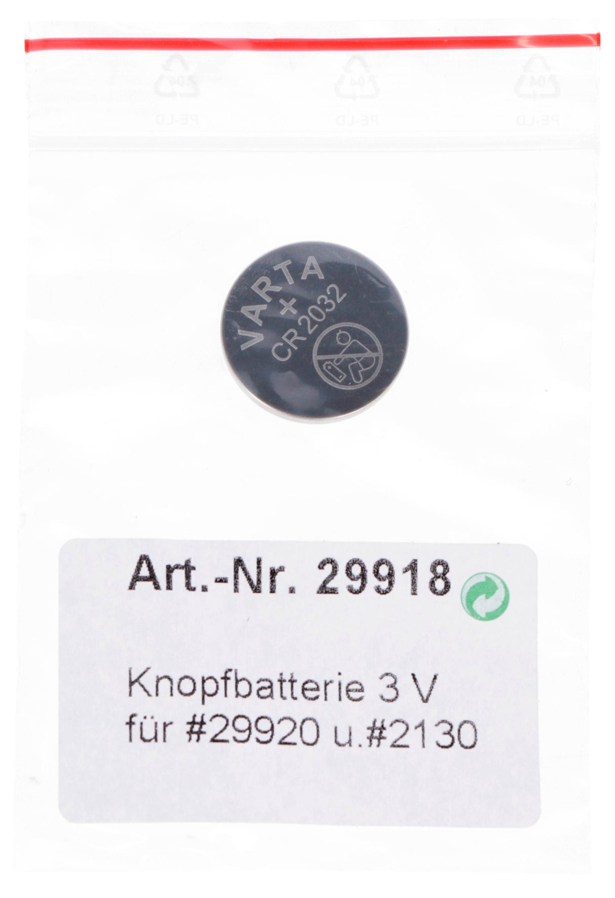 Kerbl Knopfbatterie 3V für #29920 und #2130 29918