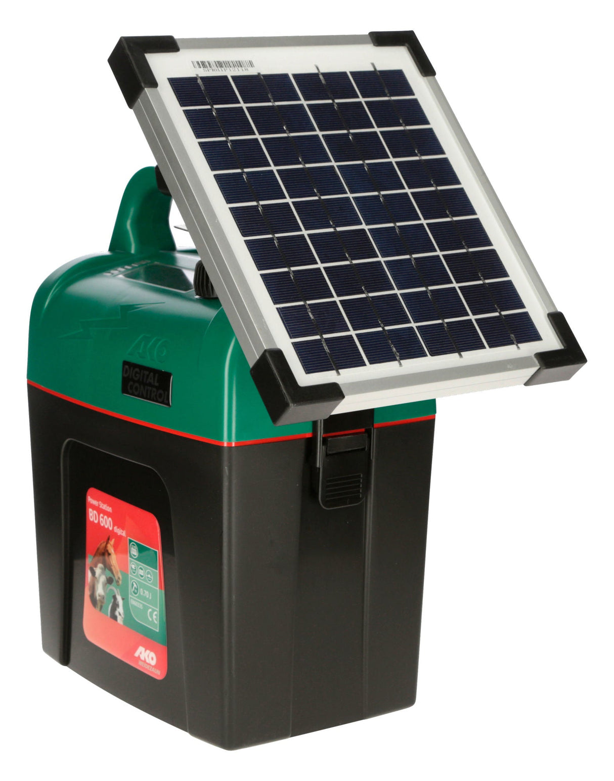 Kerbl Solar-Set 5 W inkl. Halterung, 15Ah AGM Akku 1 Stück 377056