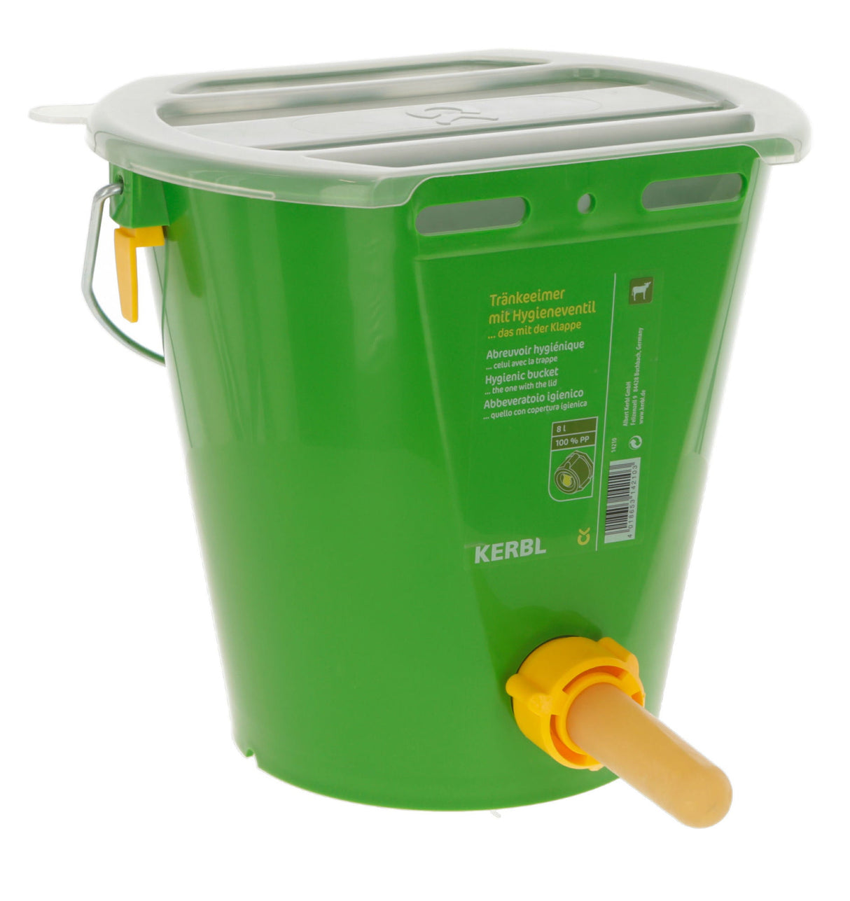 Kerbl Deckel MilkGuard für Tränkeeimer, weiß transparent - 14272