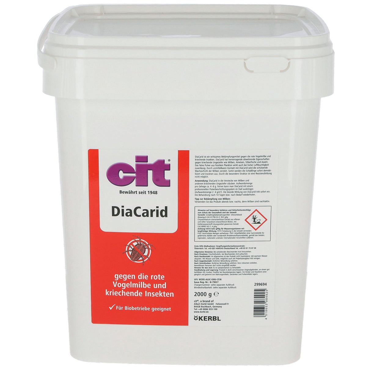 Kerbl DiaCarid 2000g Milbenpulver 1 Stück 299694
