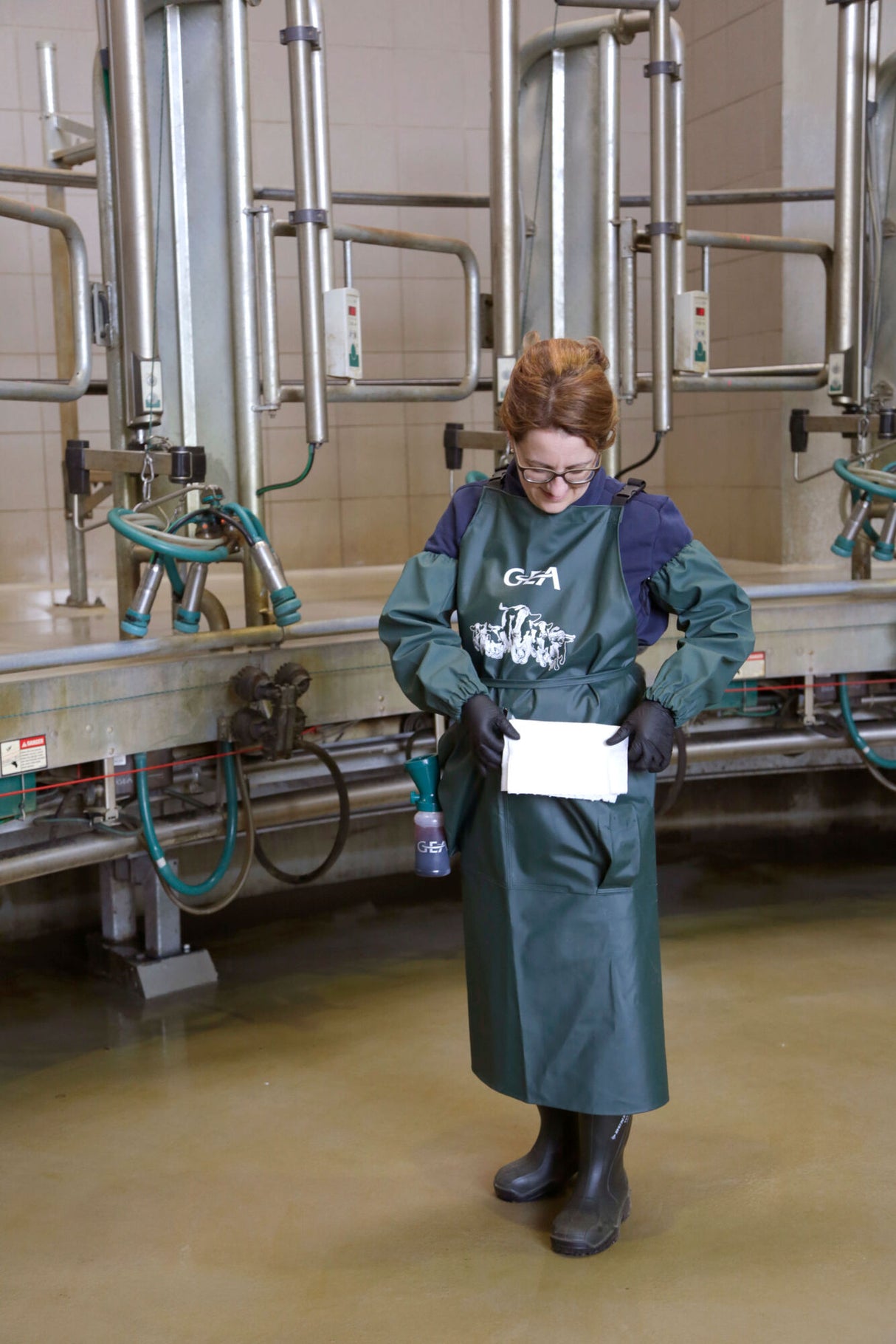 GEA Melkschürze, mit Taschen Größe S, 110x118cm - 7315-0680-000 (15616-GEA / 73150680000)