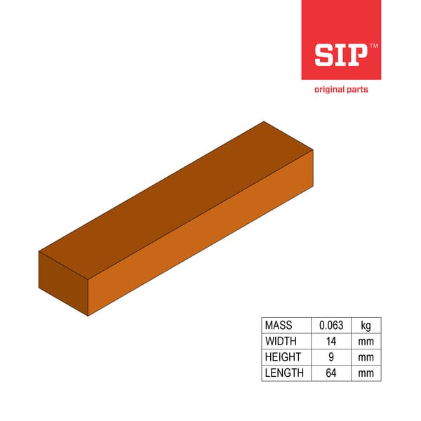 SIP.SI Schlüssel B14 x 9 x 64 150614507