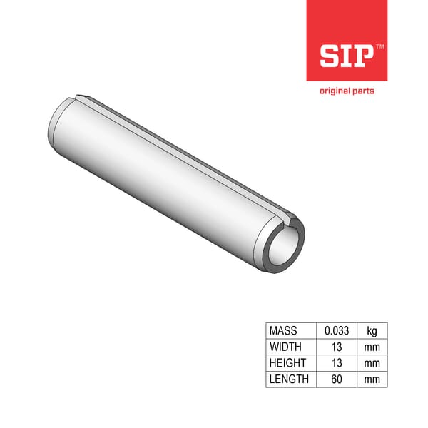SIP.SI Spannstift 13x60 DACROMET / ISO 8752 150633309