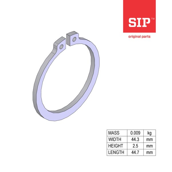SIP.SI Sicherungsring Z 40x2,5 DACROMET Din 471 150647802