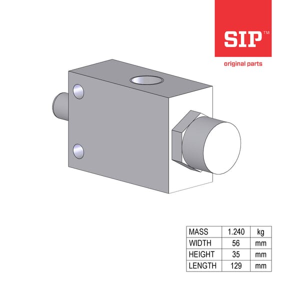 SIP.SI Hydraulikventil V0817 (Schließer) 3/8" 150723300