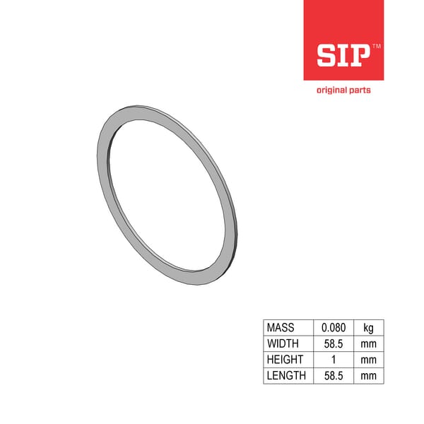 SIP.SI Dichtungssatz, 50,2/58,5 151020601