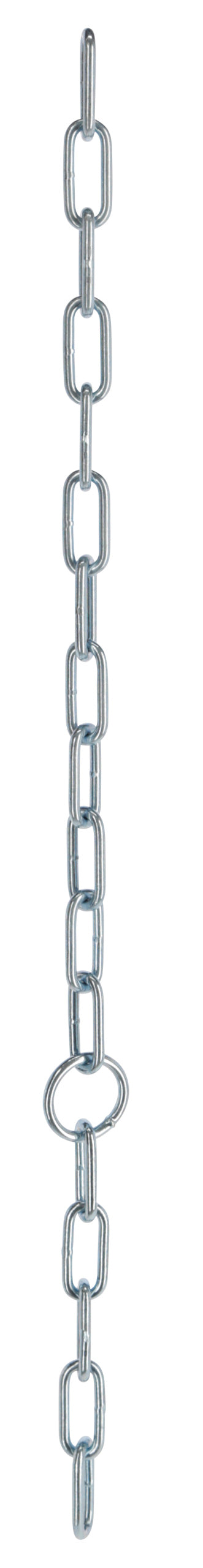 Kerbl Kette allein 6mm,75cm mit Ring für Beißzylinder, Edelstahl 1 Stück 22609
