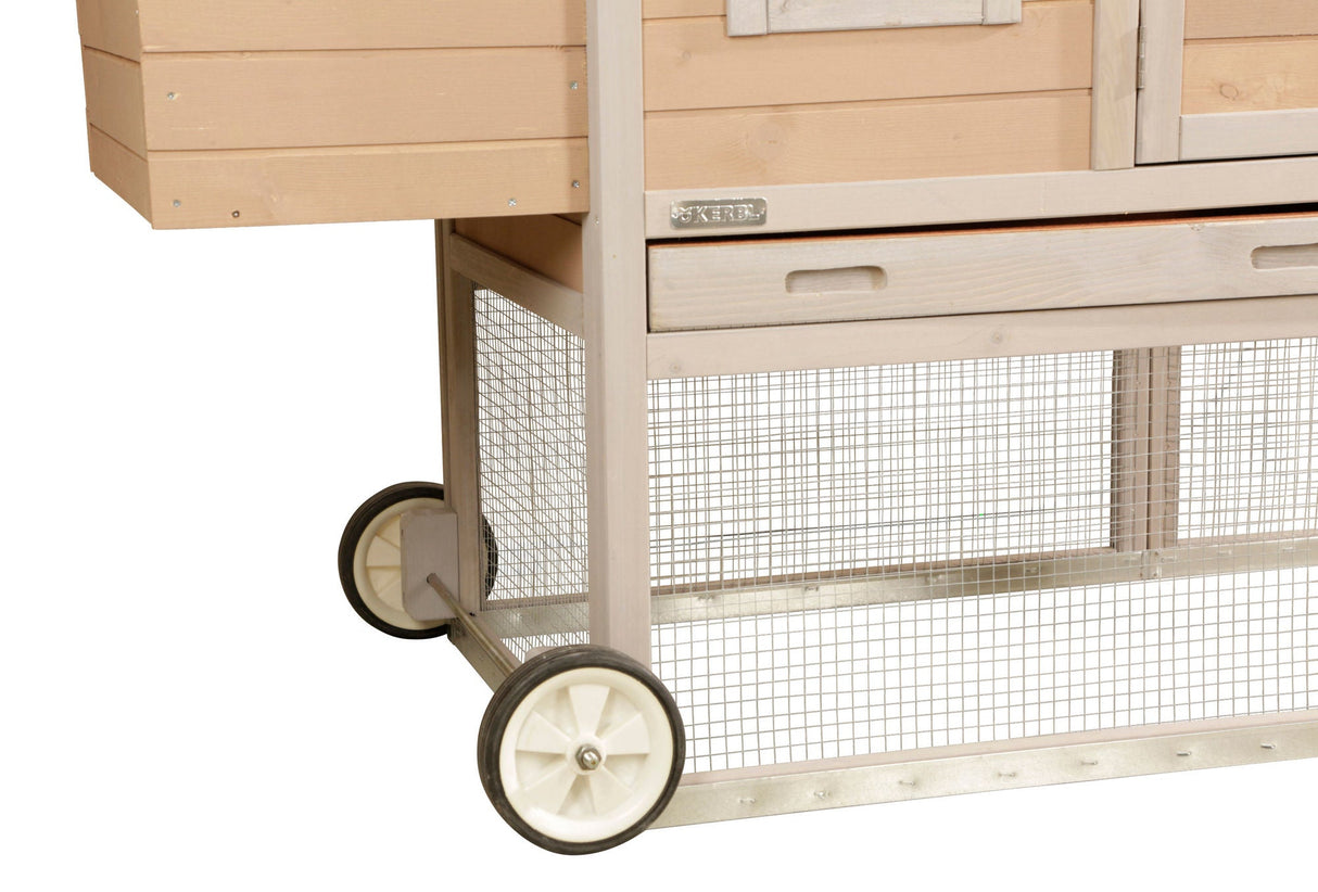 Kerbl Räder Nachrüstset für Hühnerstall 81713 1 Stück 81732