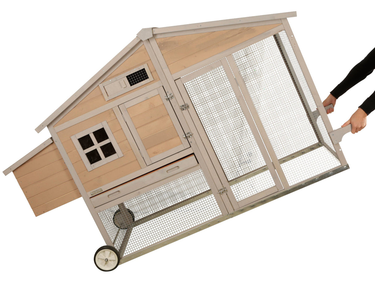 Kerbl Räder Nachrüstset für Hühnerstall 81713 1 Stück 81732