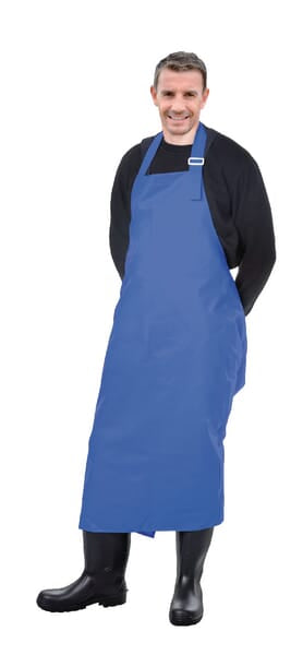 KRAMP Melk-und Waschschürze blau 603503FA