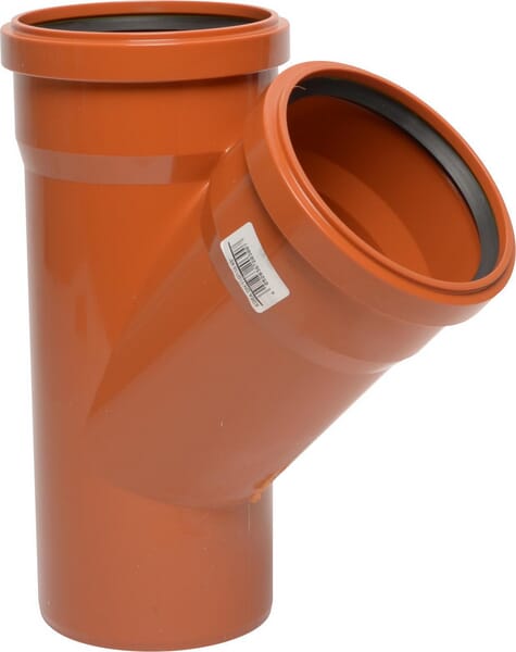 KRAMP KG Y-Stück PVC 160/110 mm x 45° 16152160110045