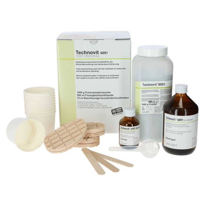 Technovit 6091, 4er, inkl. Beschleuniger zur Klauenbehandlung - 16154