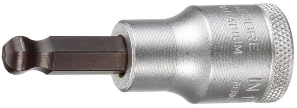 KRAMP Schraubendreher-Biteinsatz, 1/2" Kugelkopf-Sechskant, 6 mm IN19K6GED