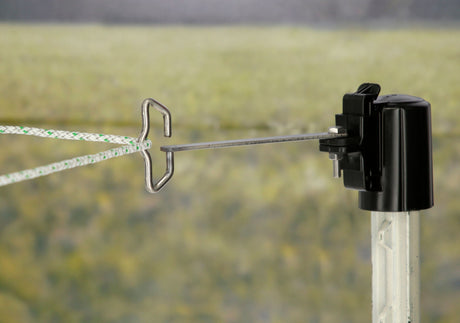 AKO T-Post Ecklösung Band / Seil schwarz, 4 St. im BTL 1 Beutel 446537