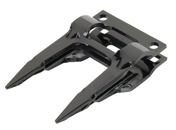 Schumacher Doppelfinger, 12mm, schwarz (10) - 10 Stück 1650004