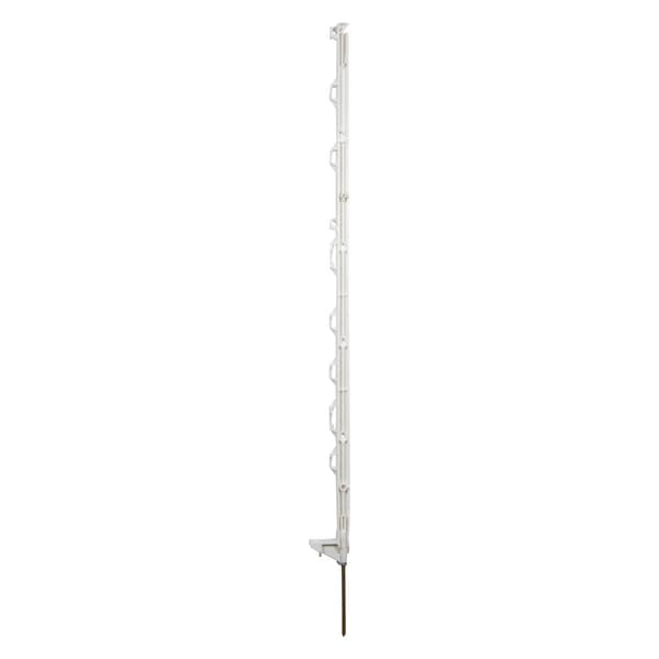 KRAMP Zaunpfahl, Polypropylen, Standard, 90 cm, weiß, SS (10 Stck) 1666200FA