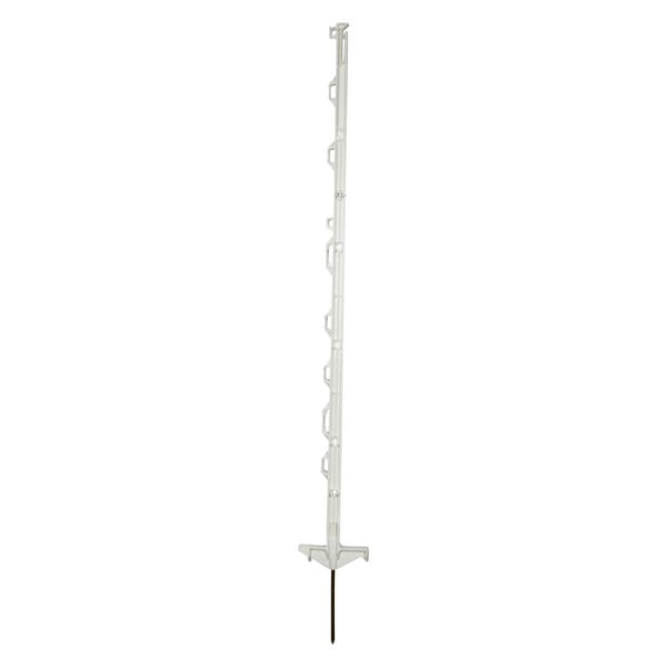 KRAMP Zaunpfahl, Polypropylen, Standard, 90 cm, weiß, DS (10 Stck) 1666201FA