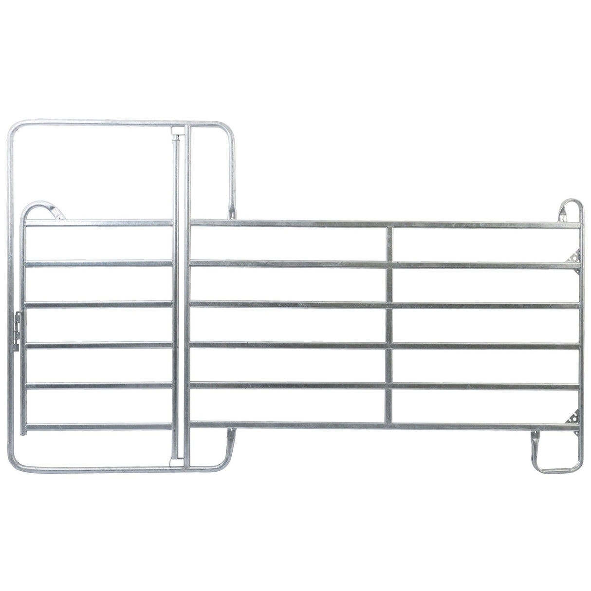 Kerbl Panel Zaunelement 3,6 m mit Tor (incl. Kettenverschl) 442596