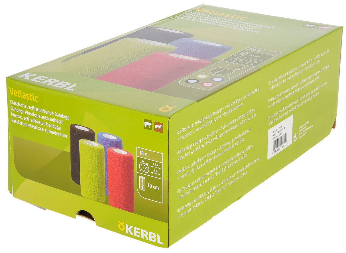 Kerbl Klauenbandage VetLastic selbsthaft. Bandage, rot 10cm 1676