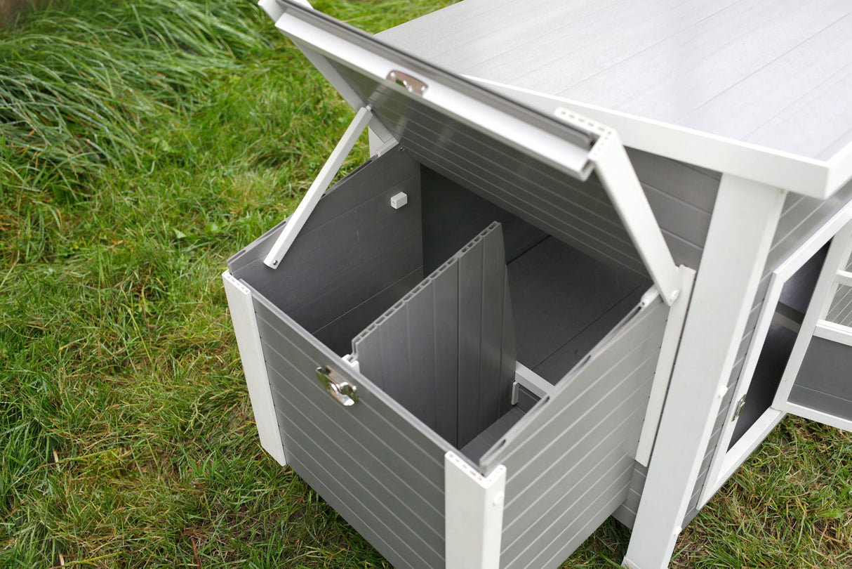 Kerbl ECO-Kunststoffstall Barney für Hühner, 137 x 73 x 83 cm 1 Stück 81731