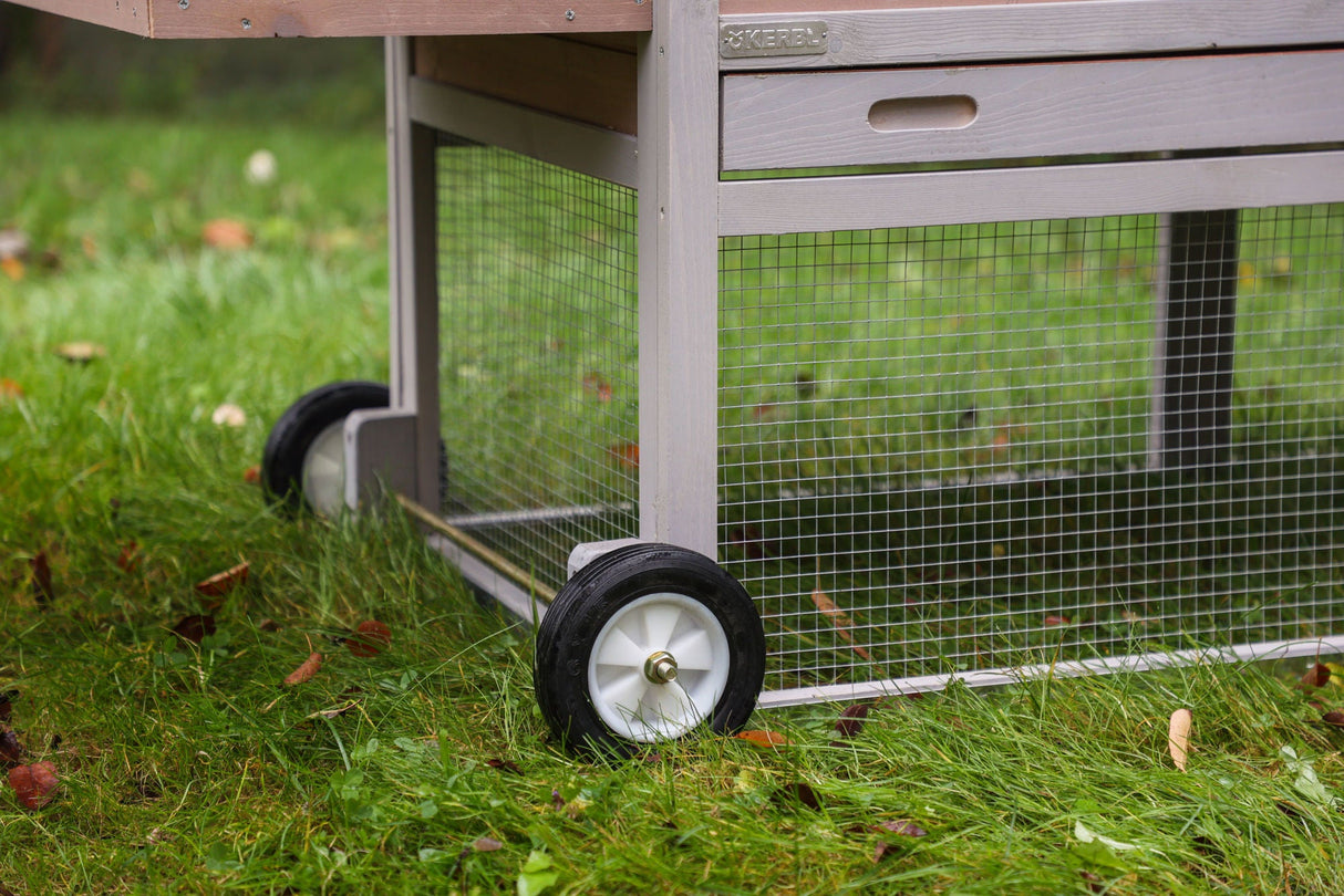 Kerbl Räder Nachrüstset für Hühnerstall 81713 1 Stück 81732