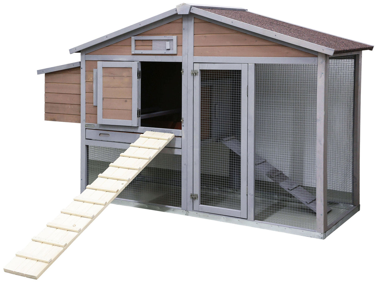 Kerbl Hühnerleiter aus Holz 115 x 18 x 3 cm - 73009