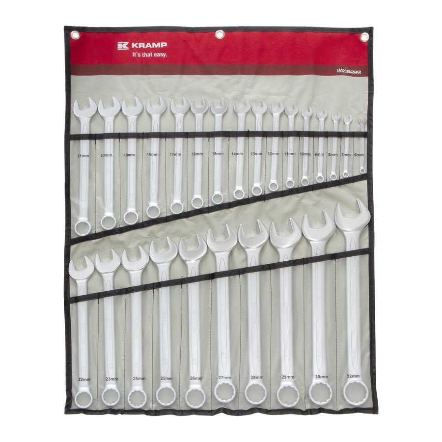 KRAMP Ringmaulschlüsselsatz 26-teilig 1802025426KR