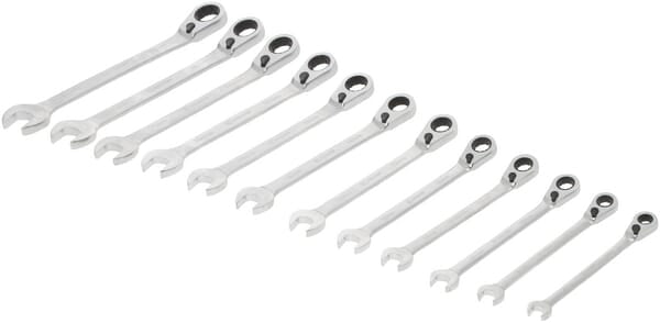 KRAMP Maulschlüssel mit Ringratschesatz 12-teilig 1802030412KR