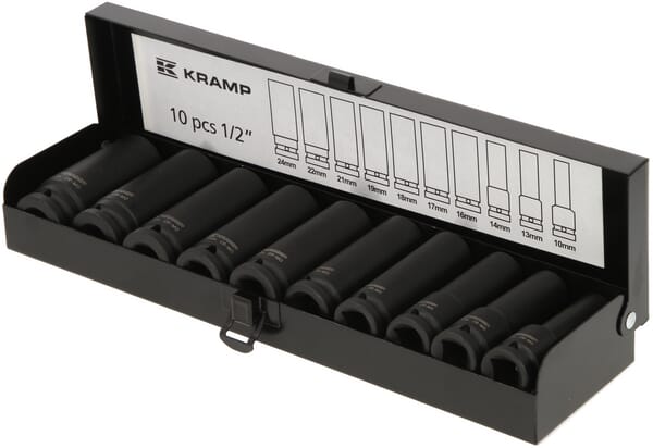 KRAMP Kraftschraubereinsatz lang 1/2" 10-teilig 1803924010P1KR