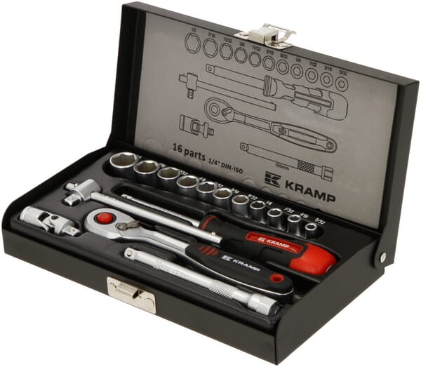 KRAMP Steckschlüsselsatz 1/4" 16-teilig 1804922016IKR