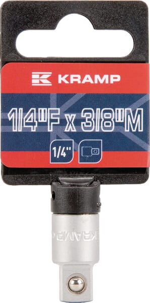 KRAMP Steckschlüssel Adapter 1/4" - 3/8" 18060069250KR