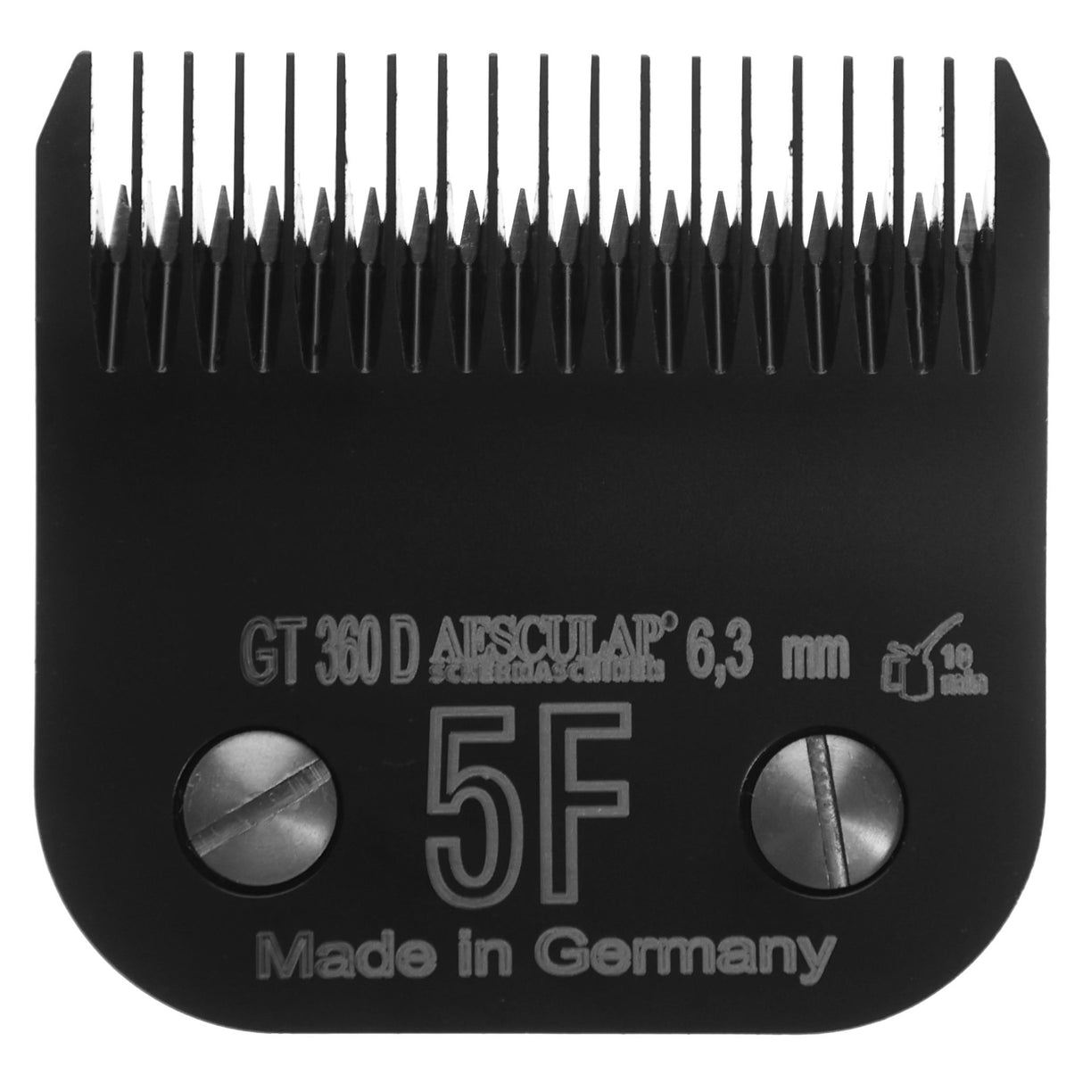 Aesculap Scherkopf SnapOn 6,3mm, Nr. 5F mit DLC Beschichtung - GT360D