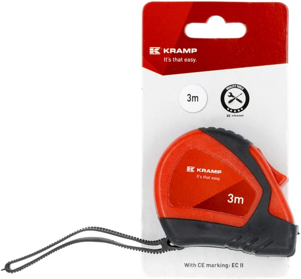 KRAMP Maßband Anti-Rutsch 3 m - 1 Stück - 1842102003KR