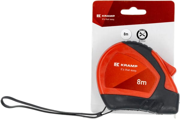 KRAMP Maßband Anti-Rutsch 8 m - 1 Stück - 1842102008KR