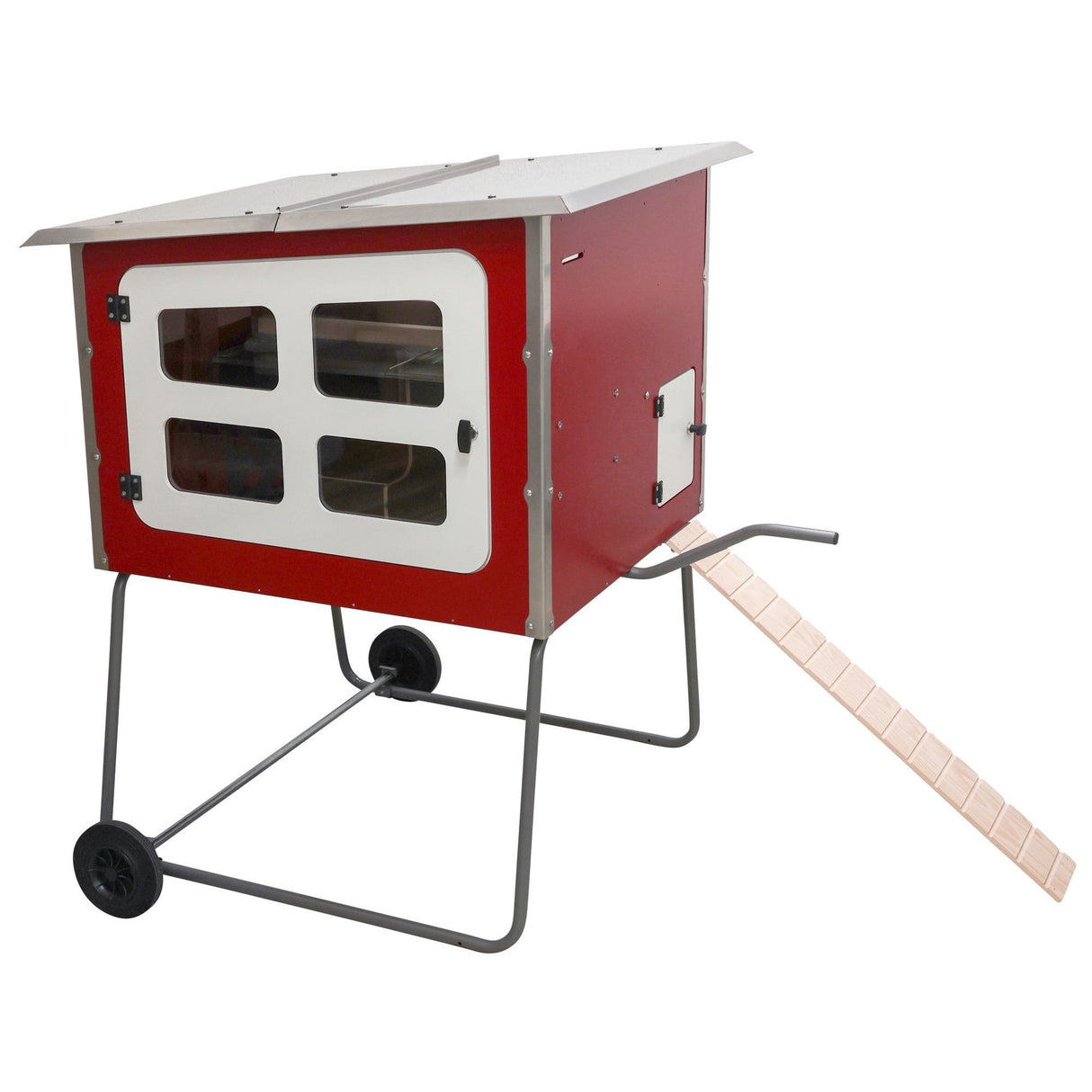 Kerbl Mobile Coop Hühnerhaus aus Holz für SmartCoop 113x92x138cm, 3 Kartons - 81738