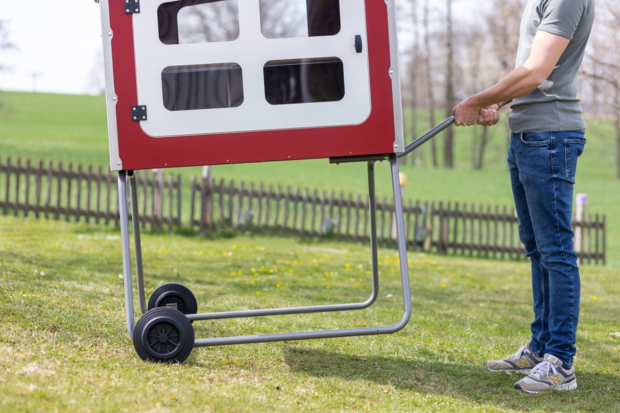 Kerbl Mobile Coop Hühnerhaus aus Holz für SmartCoop 113x92x138cm, 3 Kartons - 81738