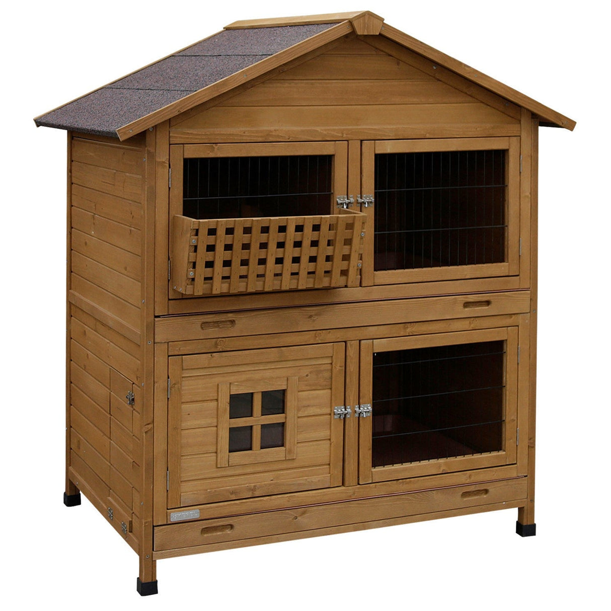 Kerbl Nagerstall Südtirol 125 x 87 x 142 cm,mit Heuraufe 1 Stück 81725