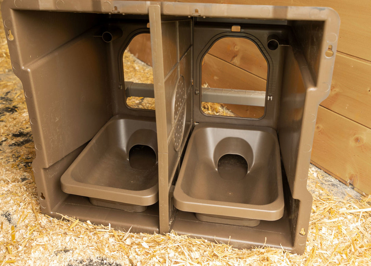 Kerbl Nistschale für Doppellegenest aus recyceltem Kunststoff - 73147