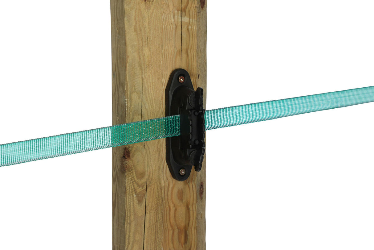 AKO Profi Eck-/Streckenisolator, schwarz, für 4cm-Band, AKO 10 Beutel 443501