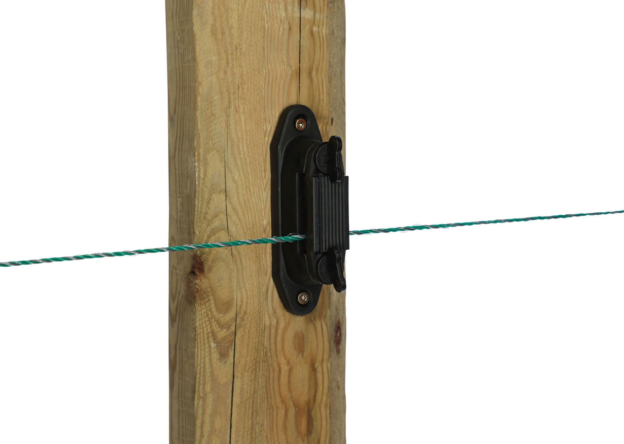 AKO Profi Eck-/Streckenisolator, schwarz, für 4cm-Band, AKO 10 Beutel 443501