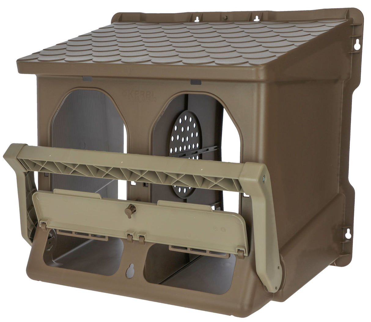 Kerbl Doppellegenest aus recyceltem Kunststoff, unverpackt - 73146 - 18 Stück