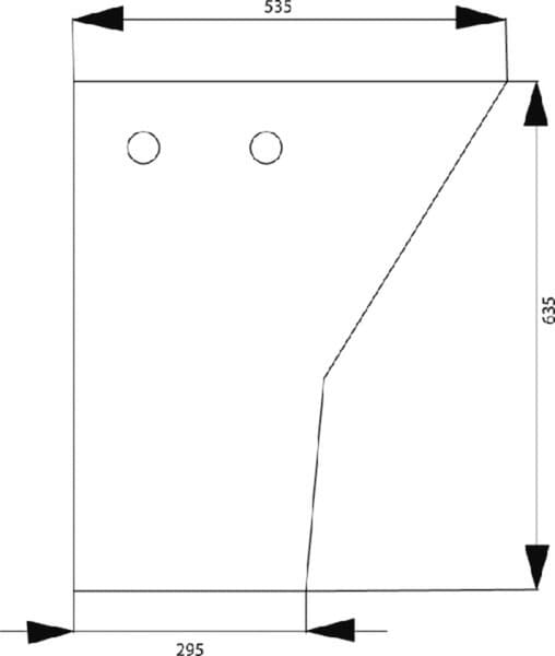 KRAMP Türscheibe unten 1989741C1N