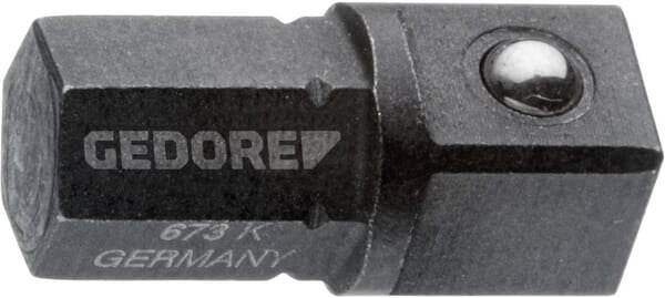 Socket wrench holder, short 1/4"-1/4"