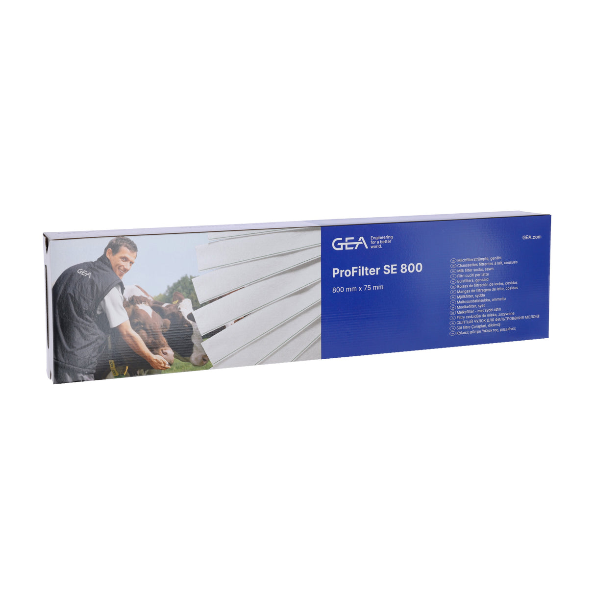 GEA Milchfilterstrumpf 800x75,70 g/m, 200 Stück, genäht 7319-0007-000 (46290-GEA / 73190007000)