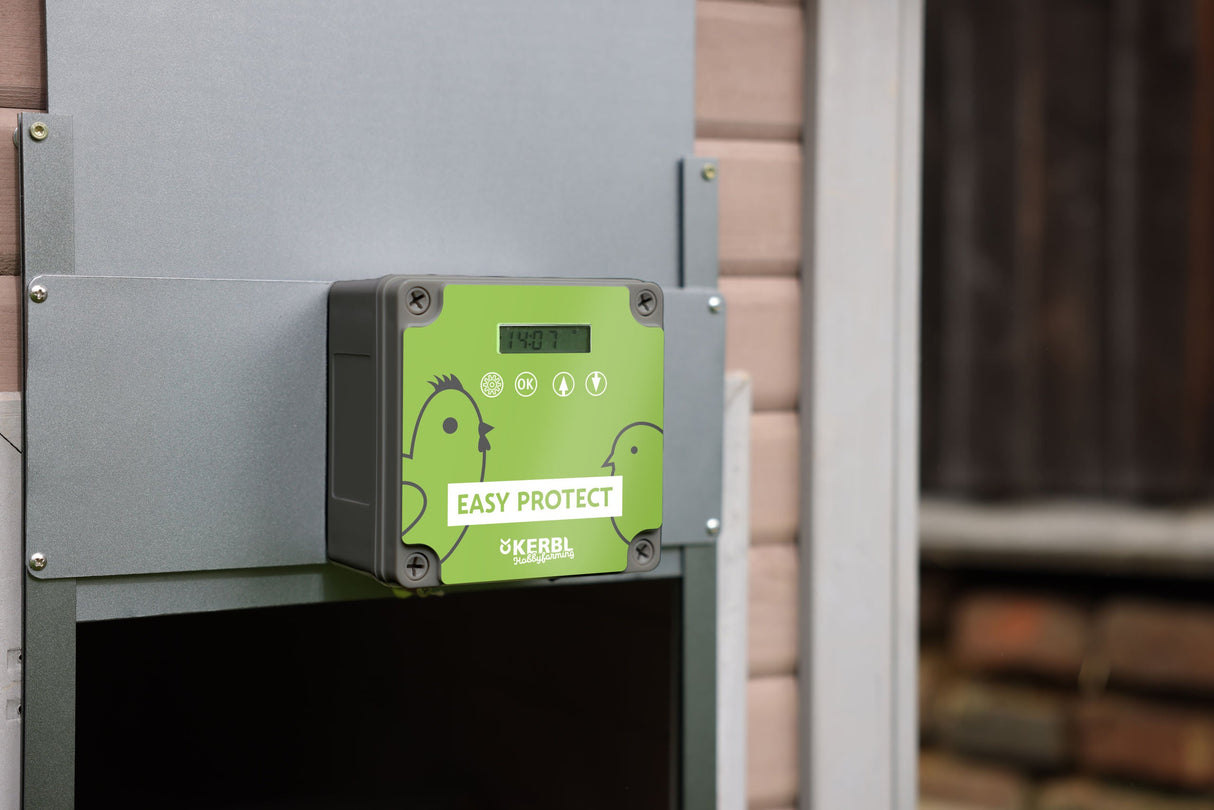 Kerbl automatische Hühnertür Easy Protect Steuerung mit Tür - 70590